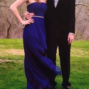 🎉 3/$25 Hi-Low Strapless Prom Dress